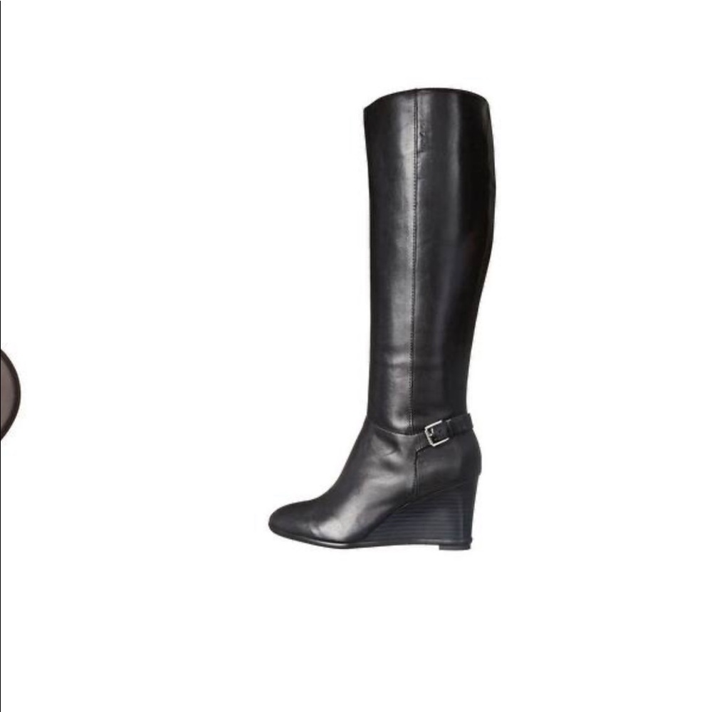 Ralph Lauren black slim boots size 5